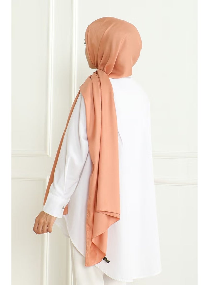 Sefa Merve Medina Silk Sand Shawl 81075-03 Tan - Image 3